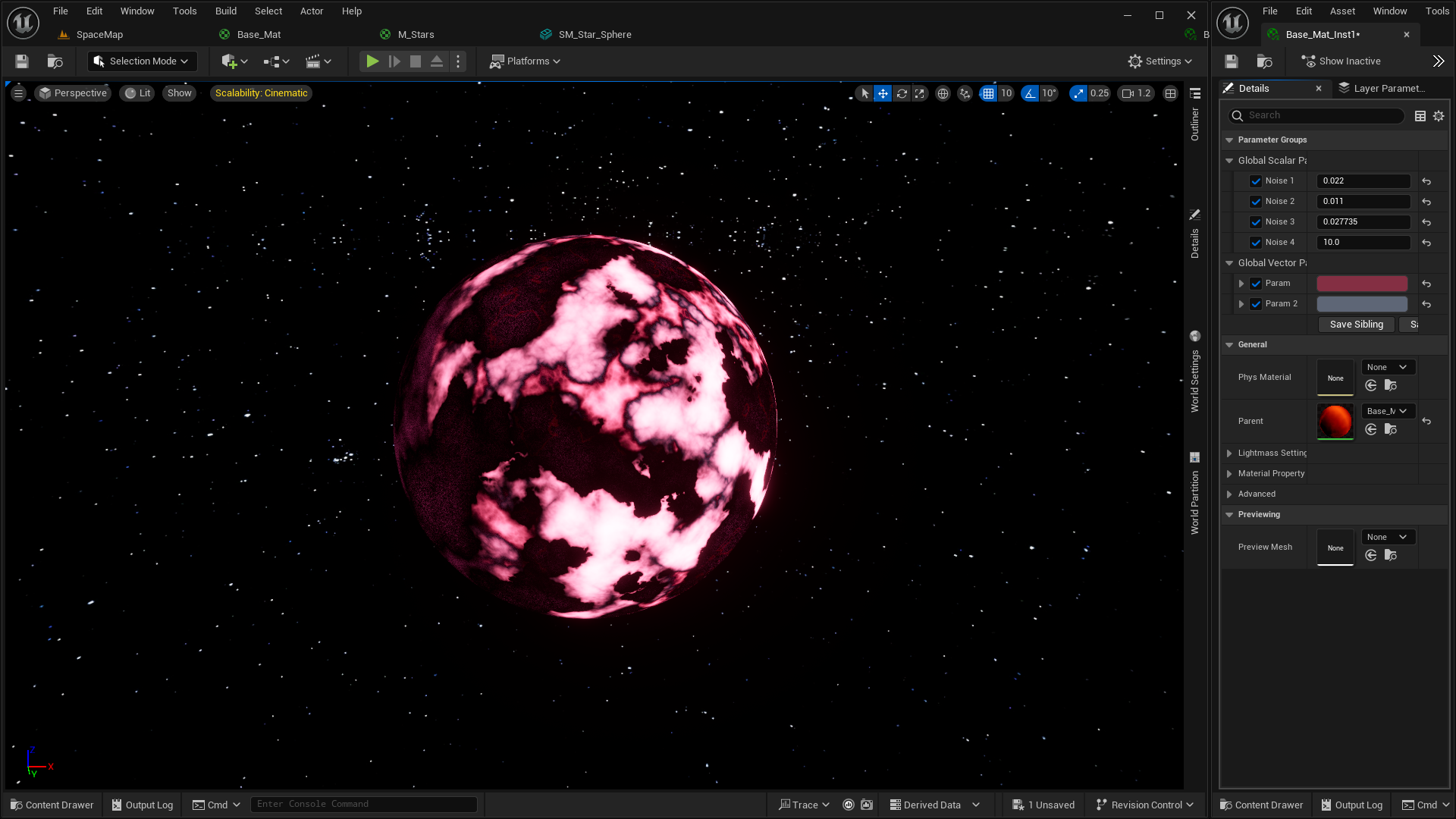 Unreal Engine Planet Creator screenshot 1