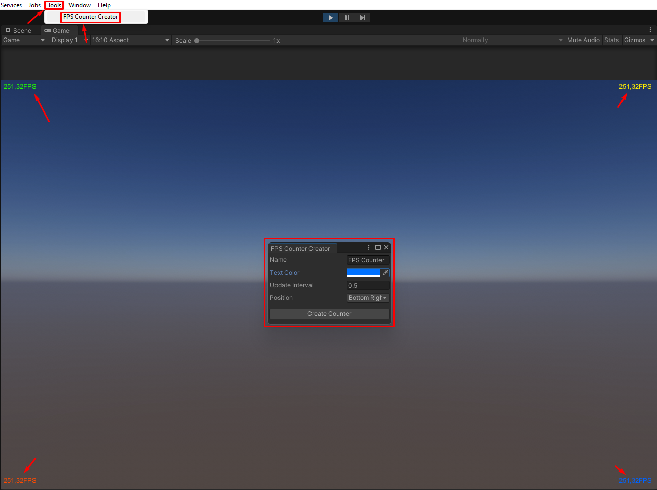 Unity FPS Counter screenshot 2